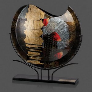 Oxford Art Glass - Curve Top 18 in. Wide 