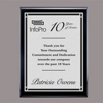 Oakleigh/Everett - Black/Satin Silver 7 in.x9 in.