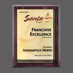 Farnsworth Full Color Sublimation - Cherry/Gold 7 in.x9 in.