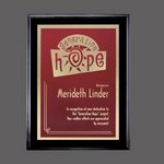 Farnsworth/Simplicity - Black/Burgundy 8 in.x10 in.