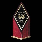 Elmhurst Award - Rosewood/Gold 7 in.