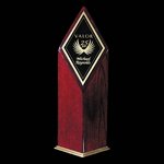 Elmhurst Award - Rosewood/Gold 10 in.