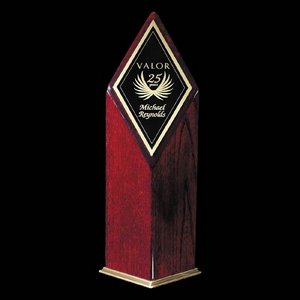 Elmhurst Award - Rosewood/Gold 10 in. 