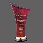 Bamburgh Award Rosewood Piano Finish on Brass Base 10 in.