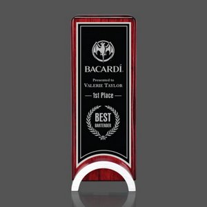 Oliveira Award in Rosewood and Aluminum on Base 10in 