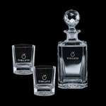 Bainbridge Decanter and 2 On-the-Rocks