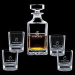 Bainbridge Decanter w 4 On-the-Rocks