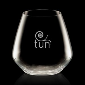 Brunswick Stemless Wine Glasses Engraved - 20oz Crystalline 