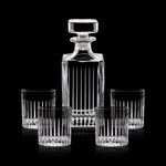 Bacchus Decanter and 4 On-the-Rocks