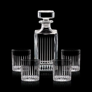 Bacchus Decanter and 4 On-the-Rocks 