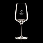 Madras Wine Glasses Engraved - 12oz Crystalline