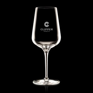 Madras Wine Glasses Engraved - 25oz Crystalline 