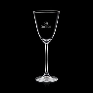 Evenson Wine Glasses Engraved - 8oz Crystalline 