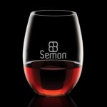 Carlita Stemless Wine Glasses Engraved - 22oz Crystalline