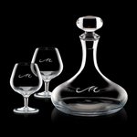 NEW! Stratford Decanter and 2 Brandy