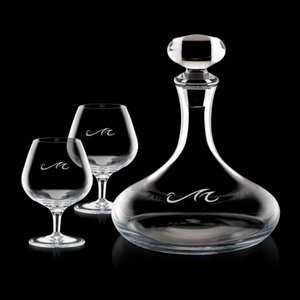 NEW! Stratford Decanter and 2 Brandy 