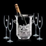 Lyndhurst Champagne Bucket and 4 Flutes