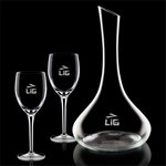 Celina Carafe and 2 Wine Glasses Engraved
