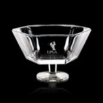 Sturgeon Footed Bowl - 9 1/2  Crystalline