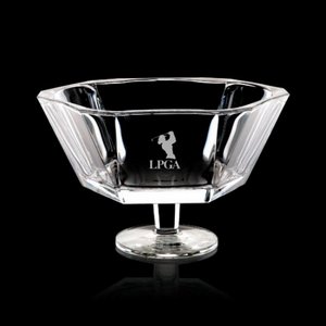 Sturgeon Footed Bowl - 9 1/2  Crystalline 