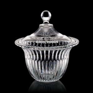 Luna Bowl and Lid - 8 in. Crystalline 