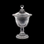 Luna Footed Bowl and Lid - 12 in. High