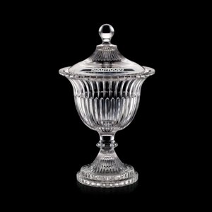 Luna Footed Bowl and Lid - 12 in. High 