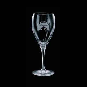 Cabot 8oz Wine Glasses Engraved Glass 