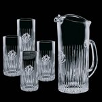 Carey Pitcher and 4 Hiball Glasses