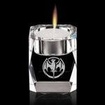 Abbey Candleholder - Optical Crystal 2-3/8