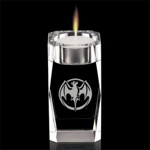 Abbey Candleholder - Optical Crystal 4 