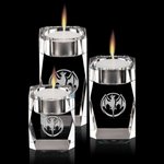 Abbey Candleholders - Optical Crystal (Set of 3)