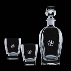 Collingwood Decanter and 2 On-the-Rocks 