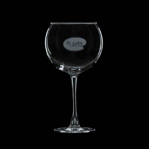 Connoisseur 19oz Balloon Wine Glasses Engraved 