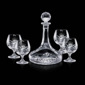 Cavanaugh Ship's Decanter and 4 Brandy 