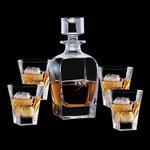 Chesswood Decanter and 4 On-the-Rocks