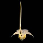 Hollister Star with Pen - 4 in. Gold