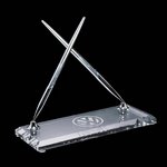 Ashburton Double Pen Set - Chrome