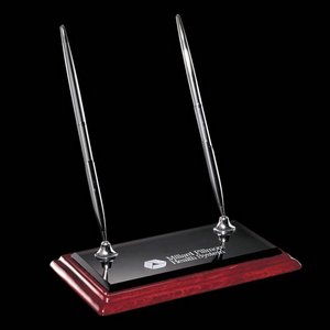 Albion Double Pen Set - Chrome 