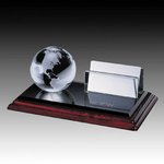 Business Card Holder - Globe on Albion