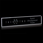 Lancaster Nameplate - Starfire 2 in.x10 in.