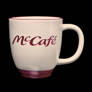 Kentucky Mug - 14oz Almond/Burgundy 