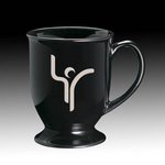 Panama Footed Mug - 17oz Black