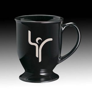 Panama Footed Mug - 17oz Black 