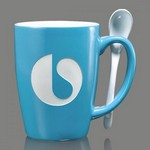 Winfield Engraved Coffee Mug & Spoon