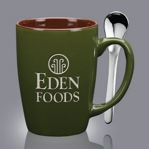Roberta Spoon Mug - 16oz Olive 