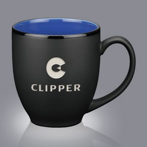 Dereham Mug - 16oz Black/Ocean Blue 