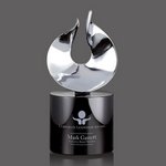 Pantages Flame - Chrome/Black 8 in.