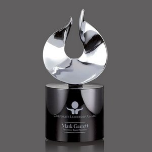 Pantages Flame - Chrome/Black 8 in. 