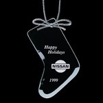 Bevelled Ornament - Stocking